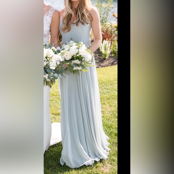 Jenny Yoo Inesse Dress in Morning Mist, Size 2 - Picture 3 of 5